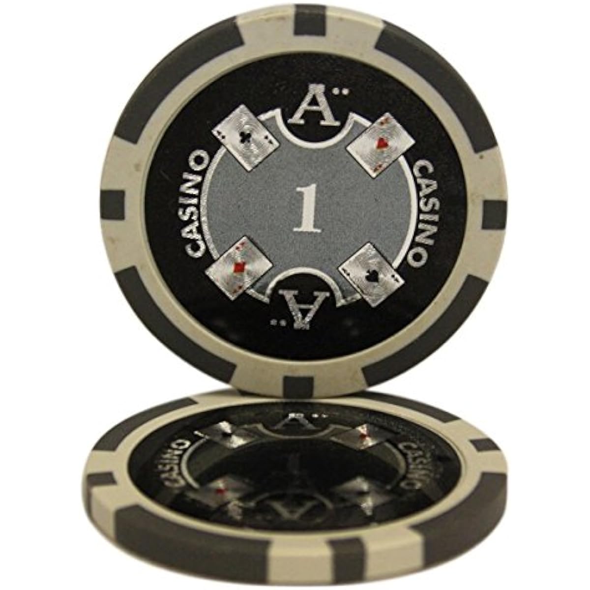 MRC 500 Piece Aces Casino Laser Poker Chip Set with Aluminum Case