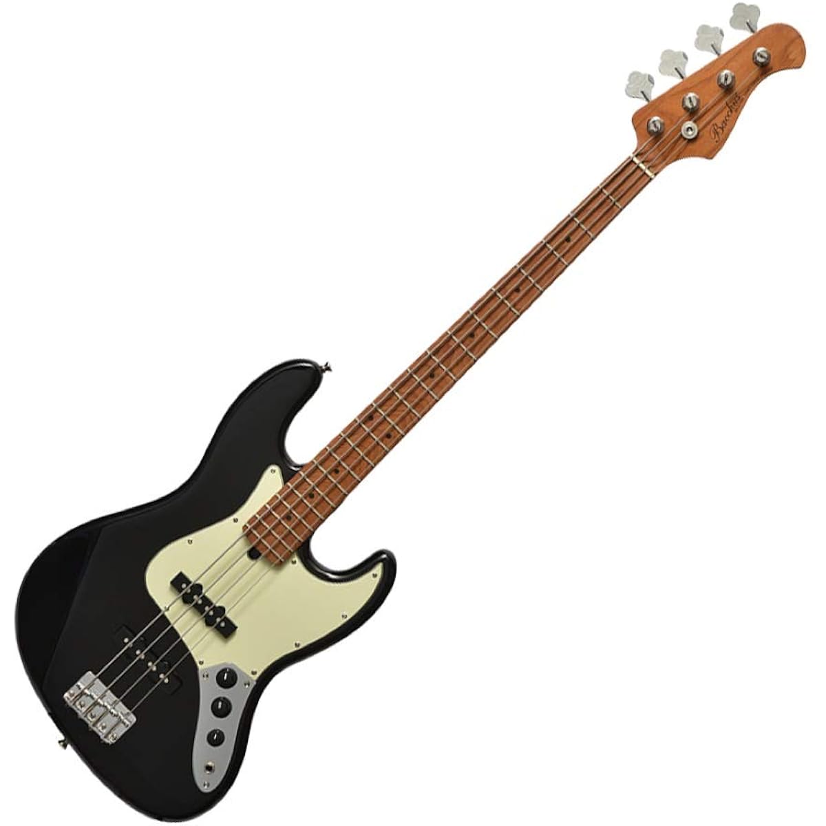 Bacchus BJB-1-RSM/M SLPK Electric Bass Jazz Bass Type Roasted Maple Neck Bacchus