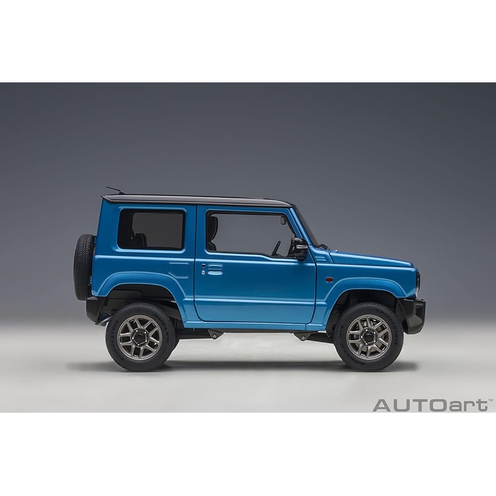 AUTOart 1/18 Suzuki Jimny (JB64) Blue Metallic/Black Roof Finished Product 78502