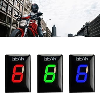 Speed Display Meter Motorcycle ECU Direct Mount 1-6 Speed Gear Display Indicator Ducati Monster 796 Corse Stripe 1100 EVO Diesel Desmosedici RR