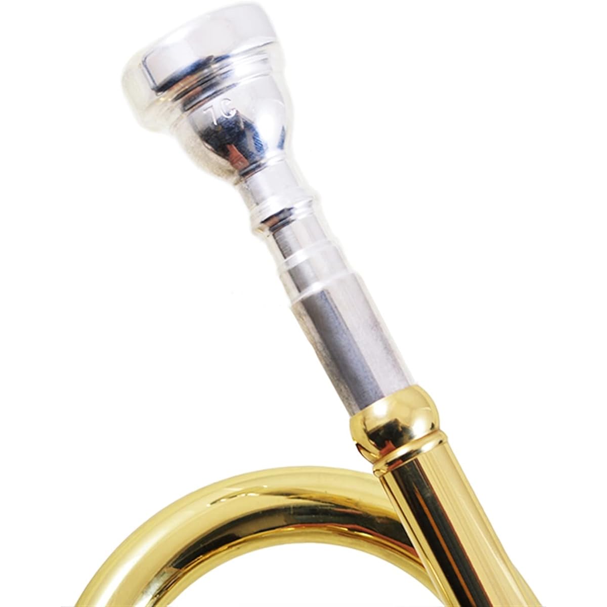 Golden B Flat Trumpet Instrument Performance for Beginners