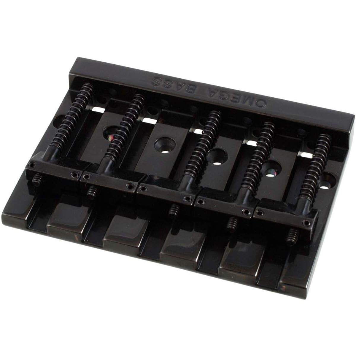 ALLPARTS 5-string Bass Bridge BB-3360-003 5-String Omega Bass Bridge Black