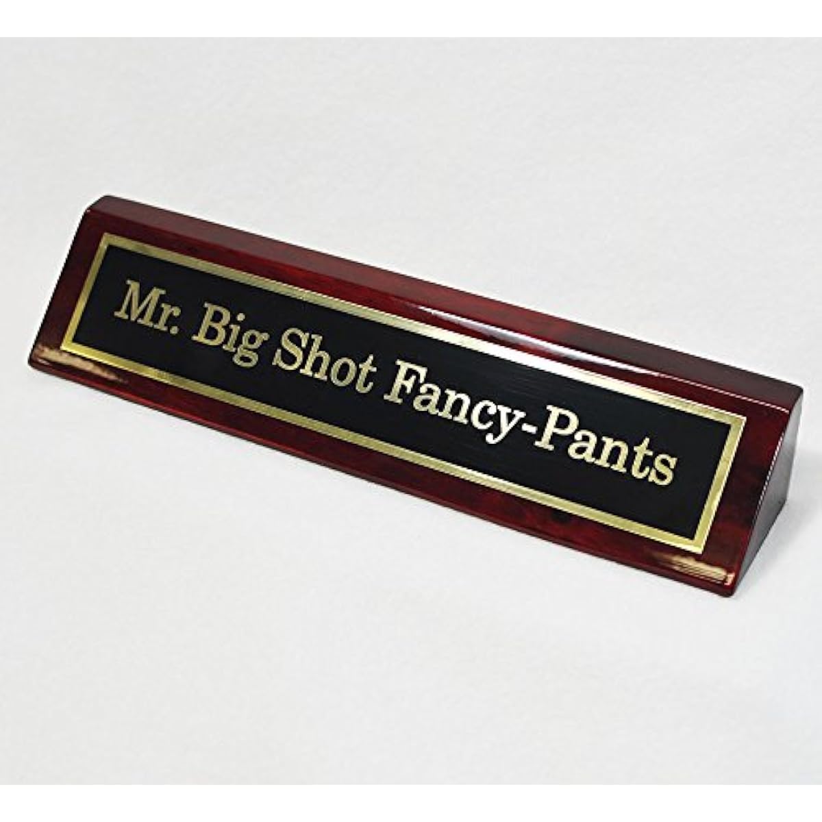 Mr. Big Shot Fancy Pants Desk Plate | Ideal Humorous Gift for Your Boss