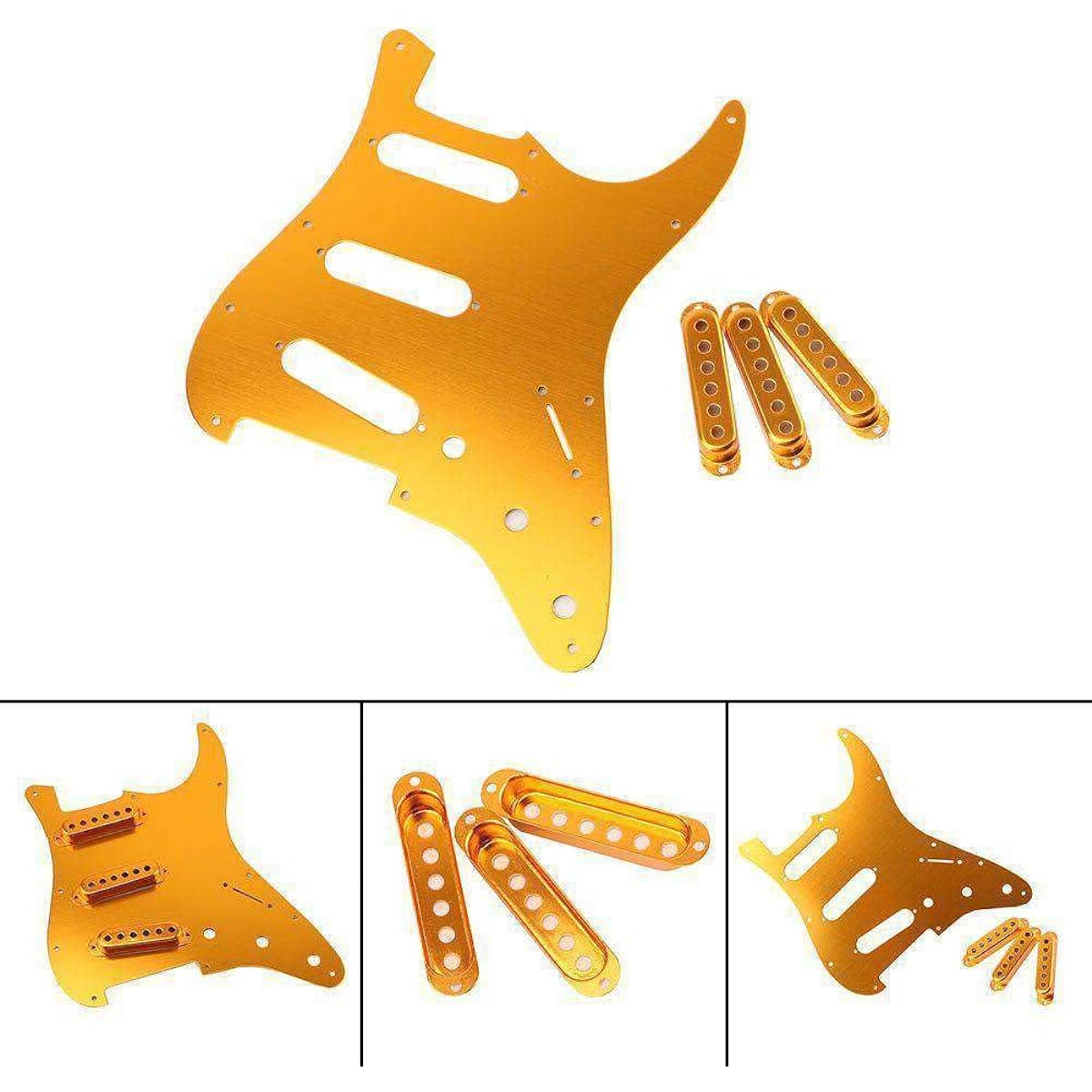 Metal Pickguard Stratocaster Electric Guitar Scratch Plate