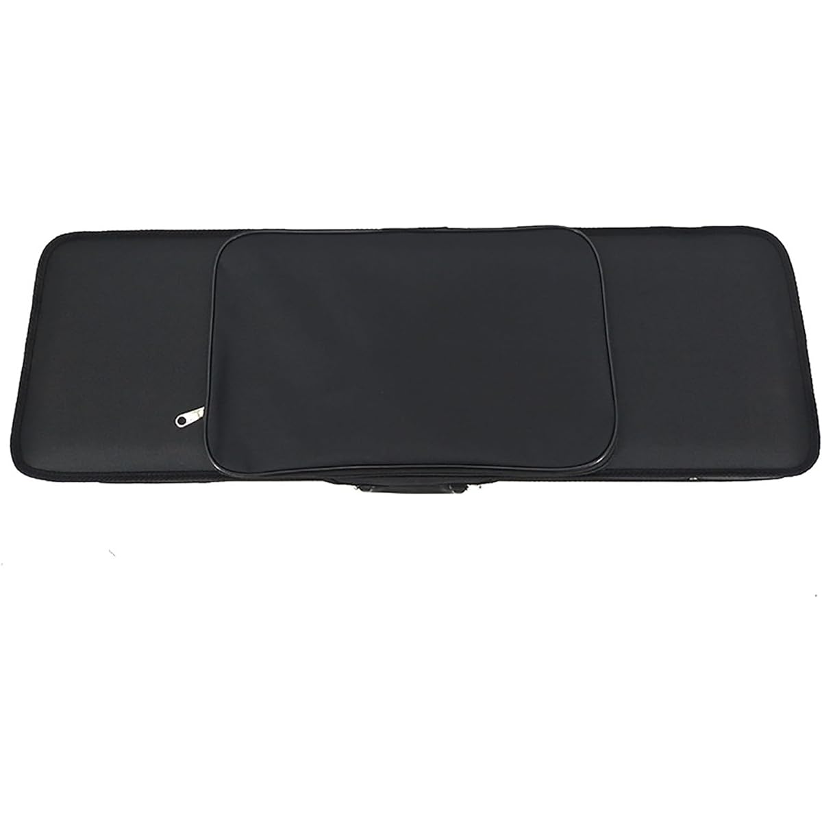 Lightweight Violin Case Violin Foam Square Case Square Case with Hygrometer Violin Storage Case (Color: Black, Size: 4/4)
