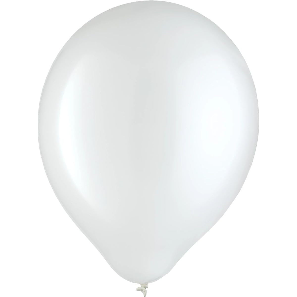 Party Perfect Plain Balloon Decoration, White, Latex, 12" Pack of 15 12" 113252.08