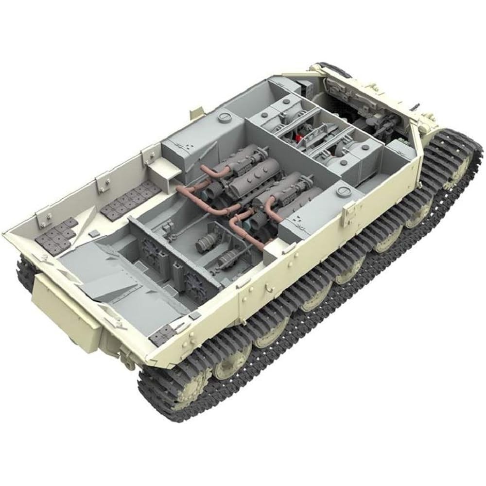 Amusing Hobby 1/35 German Heavy Tank Destroyer Elephant Full Interior Plastic Model AMH35A033