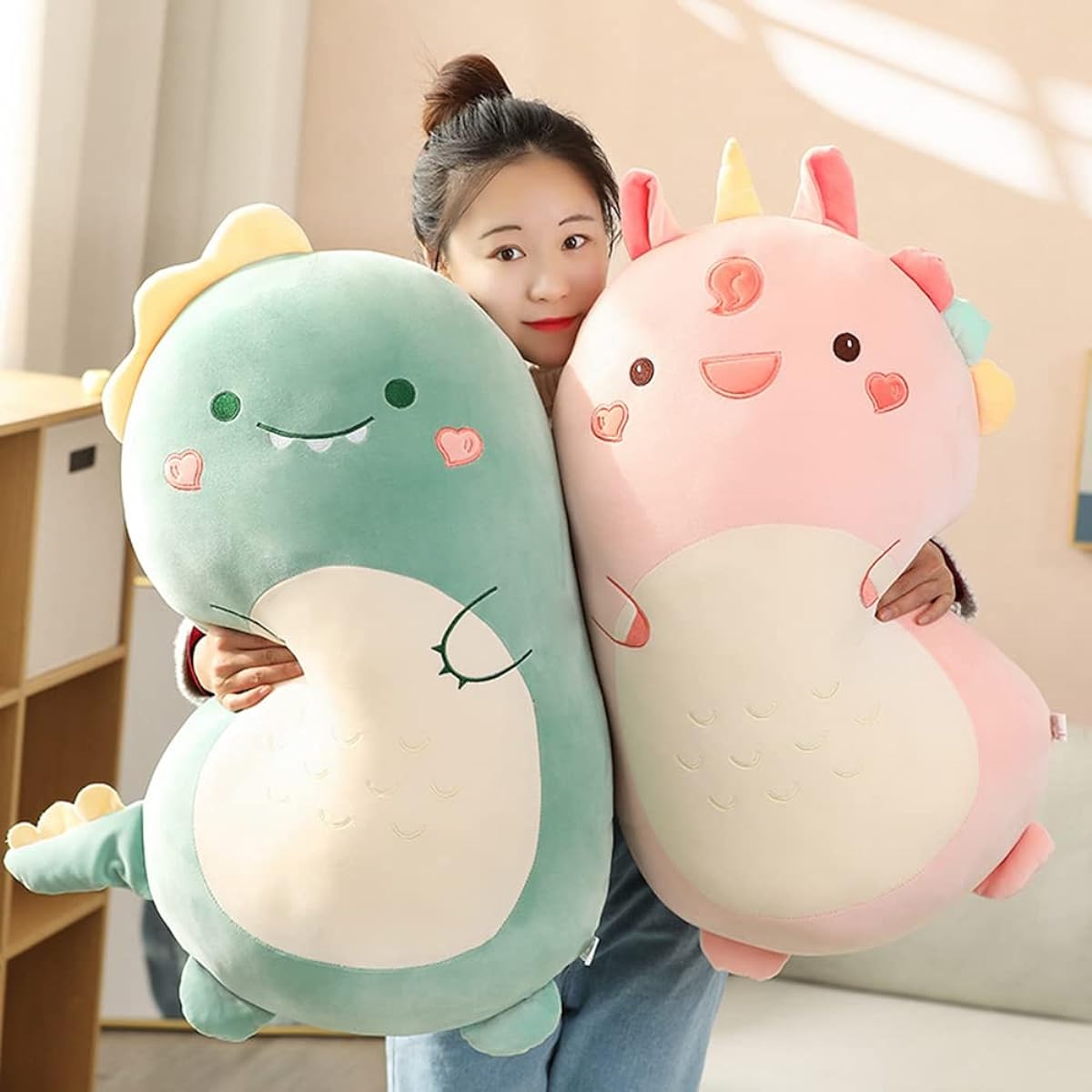arge rabbit toy, hug pillow, chick, cute rabbit, pleasant to the touch, soft, chewy, marshmallow, chubby, interior, relaxing, decoration, gift, unicorn, baby shower, stress relief, healing, 80cm, soft toy, chick, rabbit for women, Mother's Day, Christmas