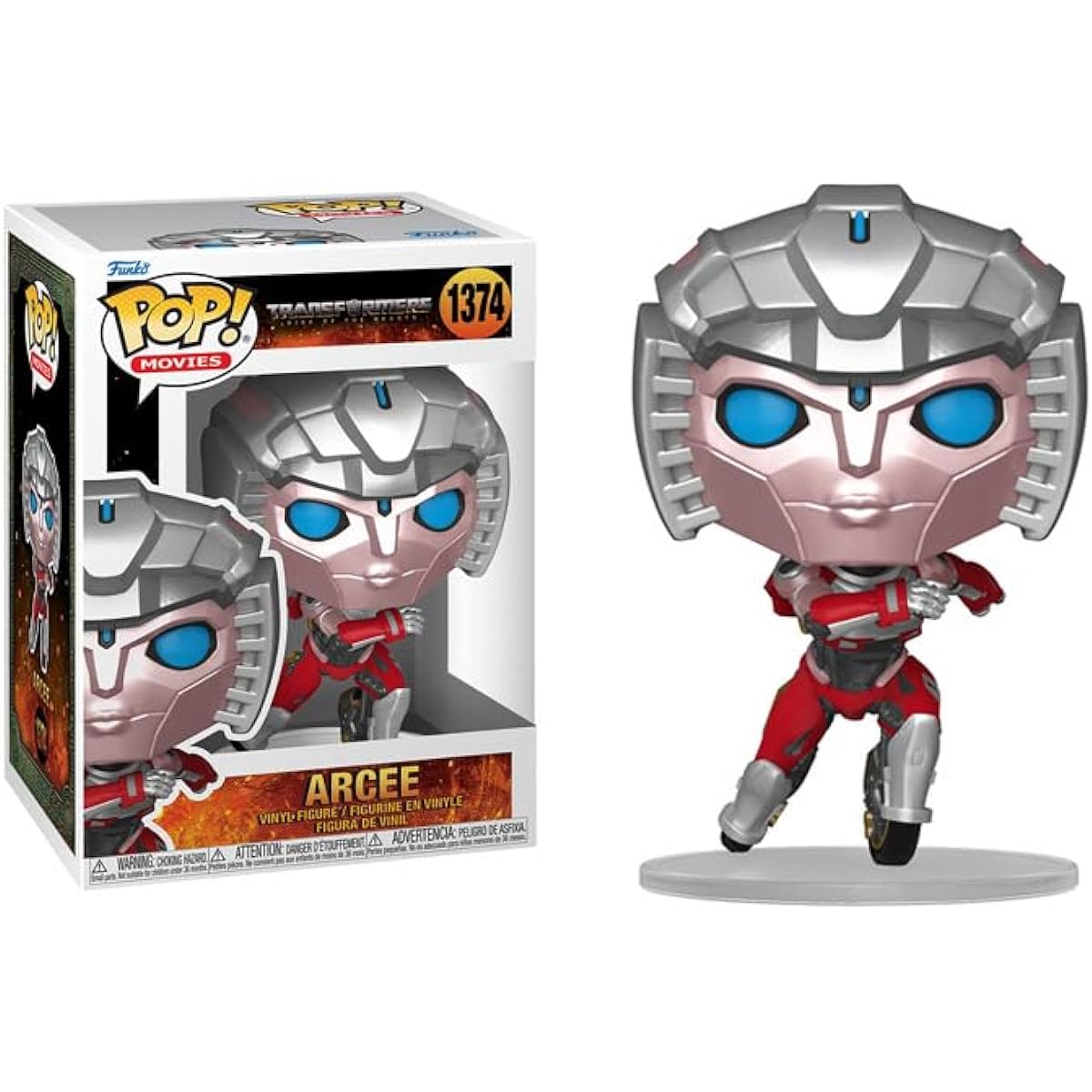 POP Transformers Rise of the Beasts - Arcee Funko Vinyl Figure (with Compatible Box Protector Case) Multicolor 3.75"