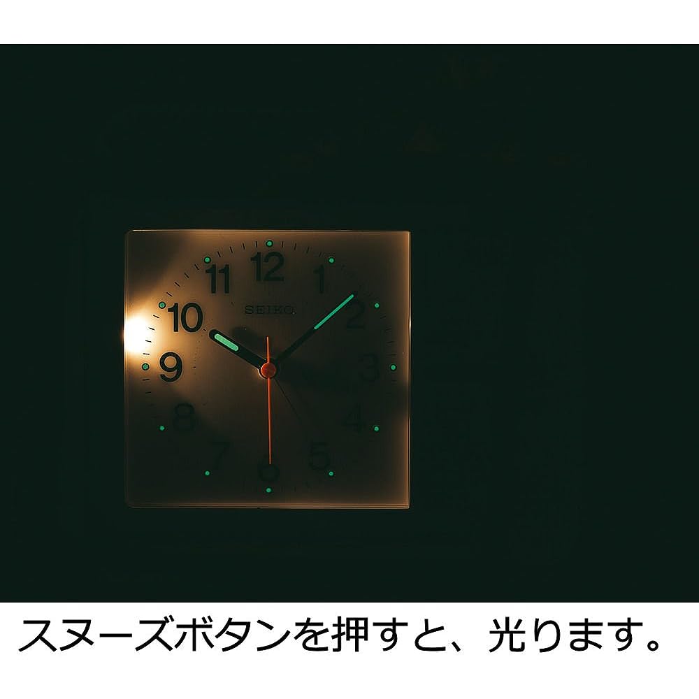 Seiko Clock Seiko Clock Alarm Clock Disaster Prevention Clock Analog Hand Crank Charging Radio LED Flashlight Emergency Buzzer Mobile Phone Charging Light Gray KR885N SEIKO