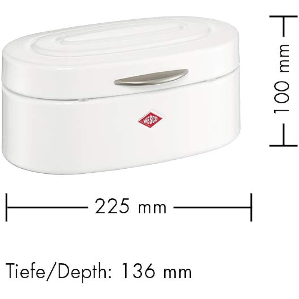 WESCO Canister Matte Graphite Size: 13.6 x 22.5 x H10cm LOFT Storage Box MINI ELLY 236001-77