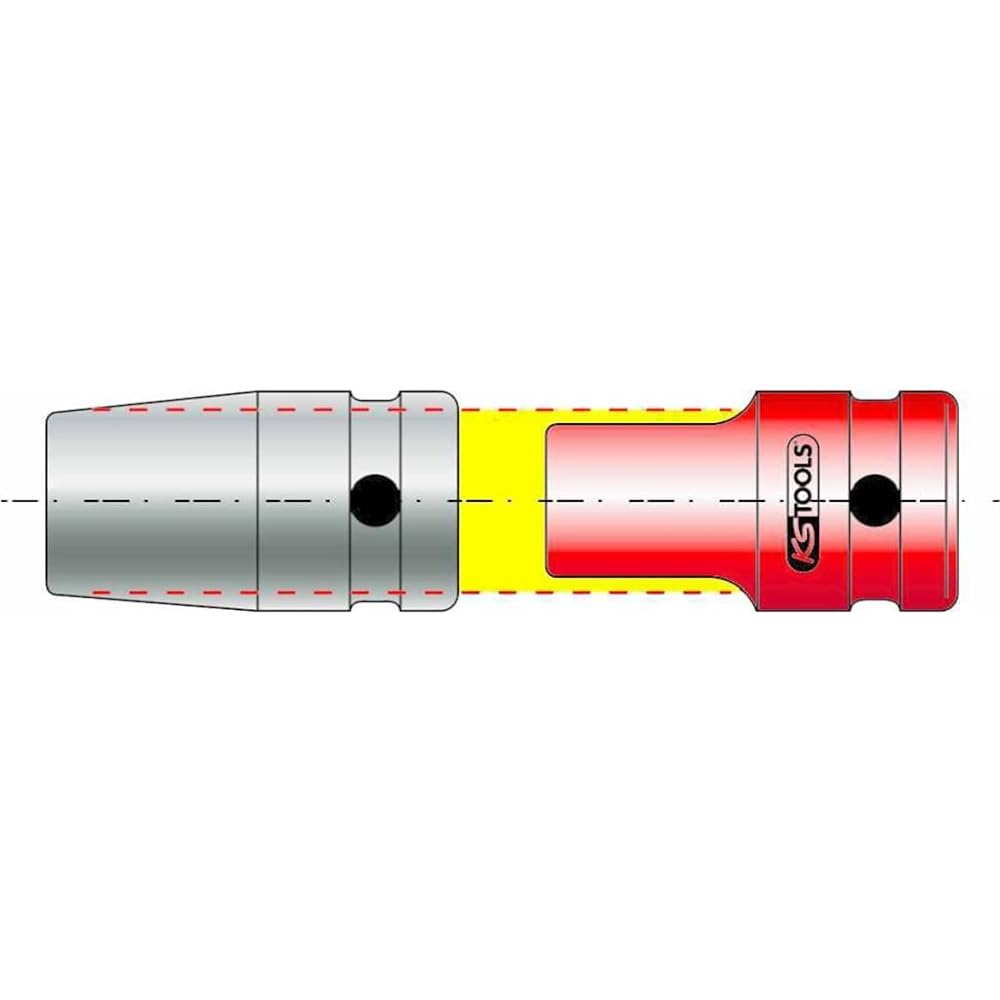 KS TOOLS small 1/2" Hexagon impact socket set 12 pcs short 515.0112