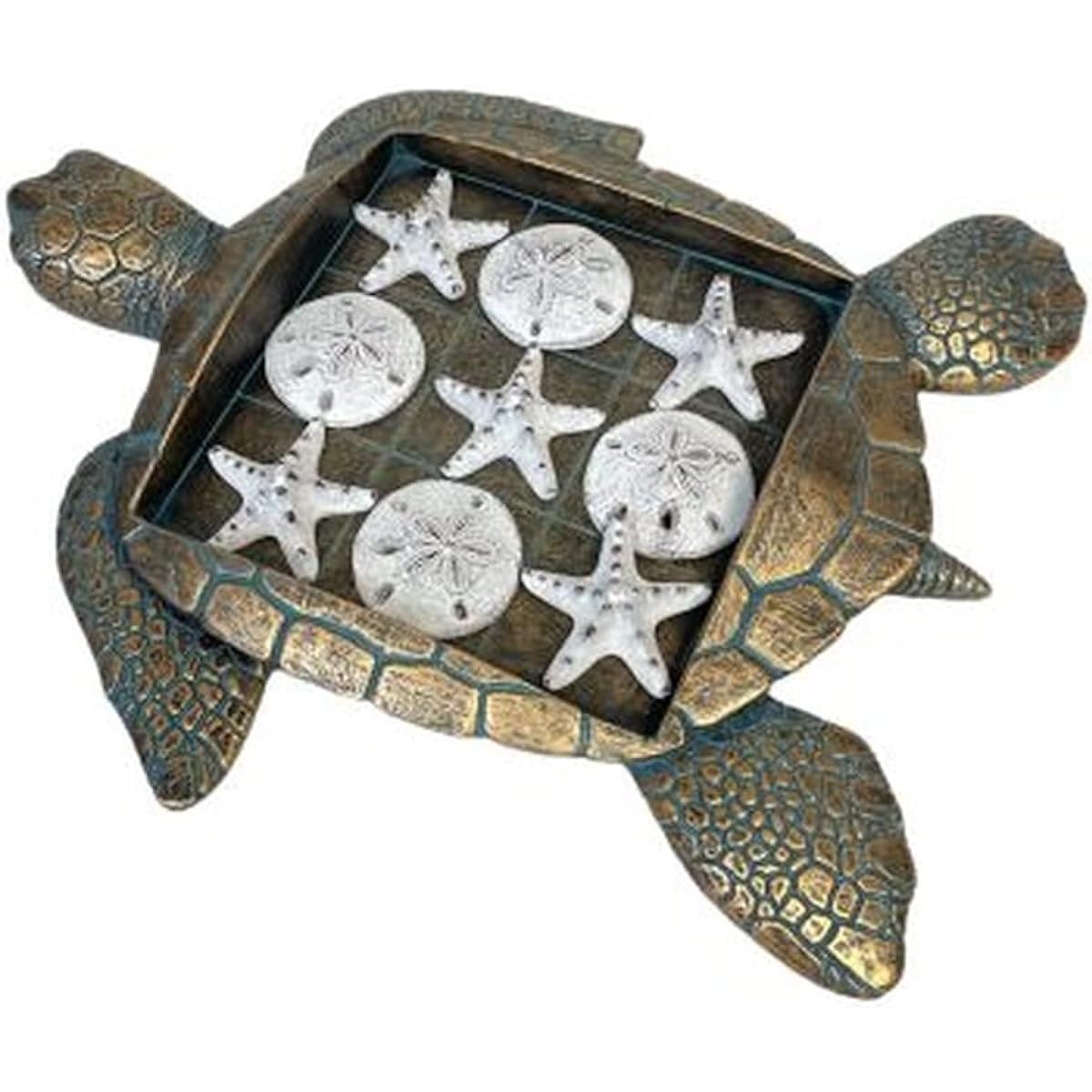 The Bridge Collection Sea Turtles Coastal Theme Tic-Tac-Toe Board