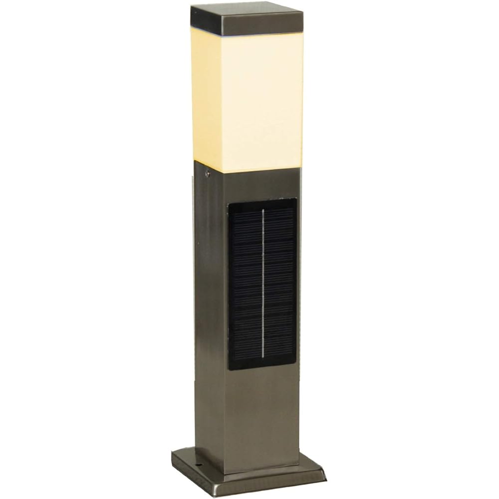 Systech LED Solar Pole Light Slim Type White Silver SPL-SL-WHS