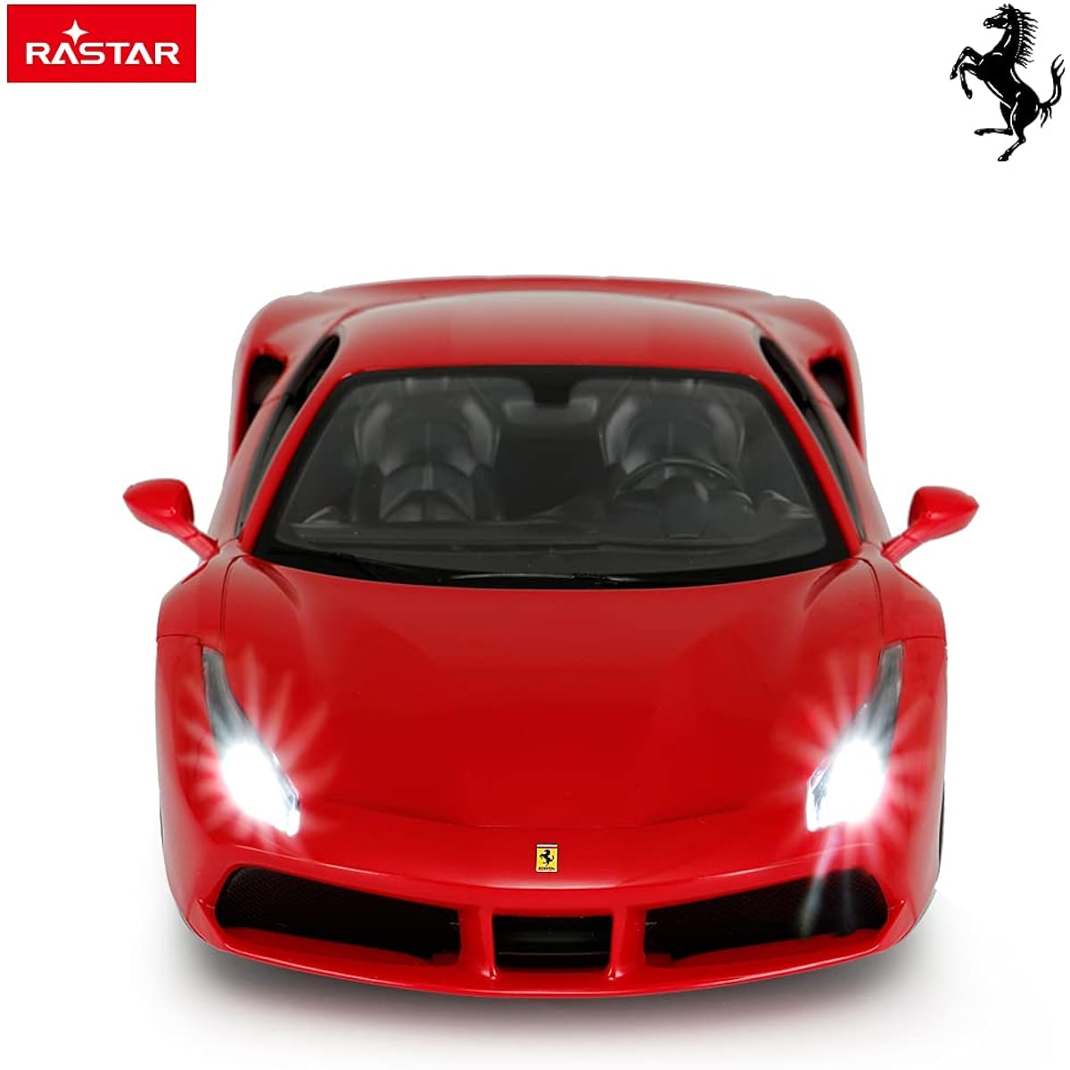 RASTAR Ferrari 488 GTB Model, 1/14 Scale Ferrari Remote Control Car for Boys 8-12 Years Old - Red
