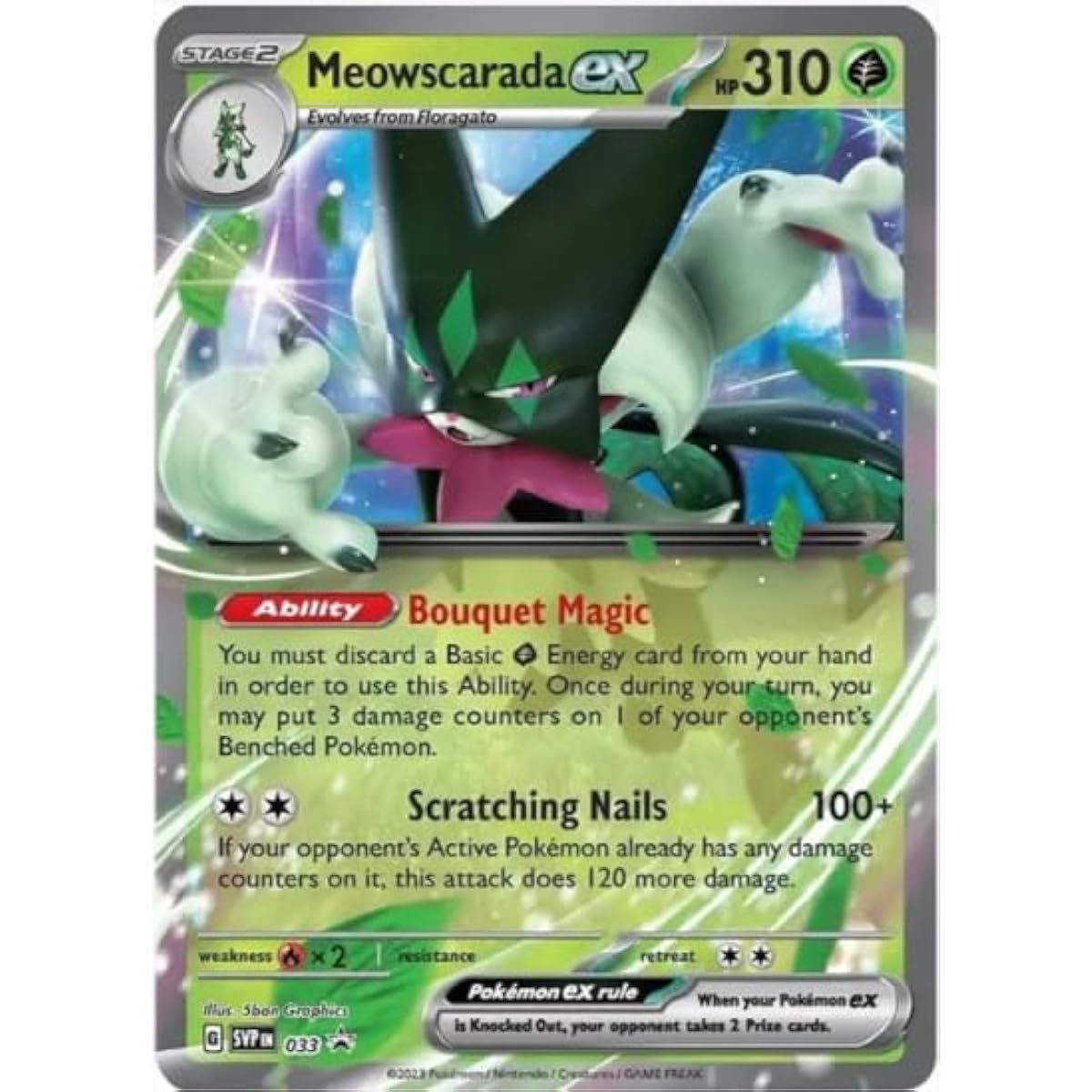 Pokemon Card Game: Paldea Partner Meowth Body EX Can