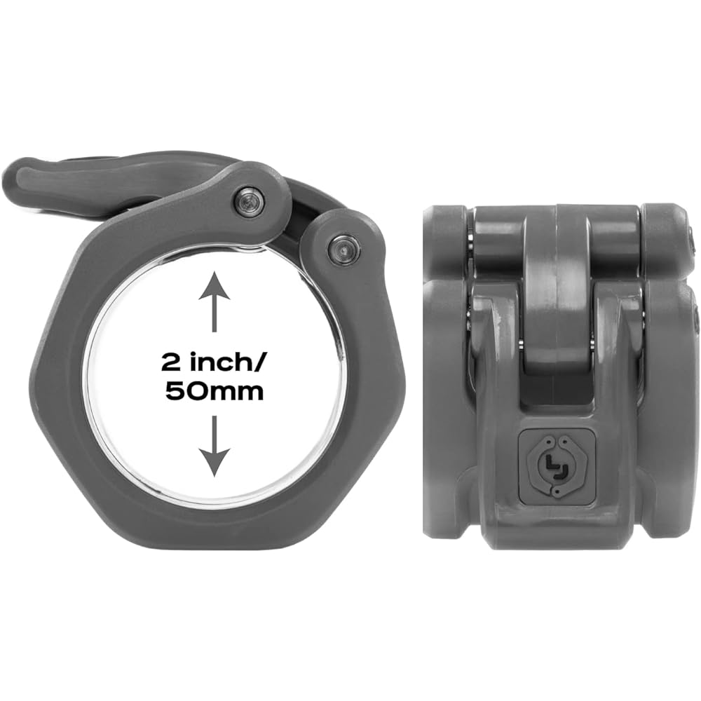 Lock-Jaw HEX 50mm/2" Olympic Barbell Collar Quick Release Barbell Clamp