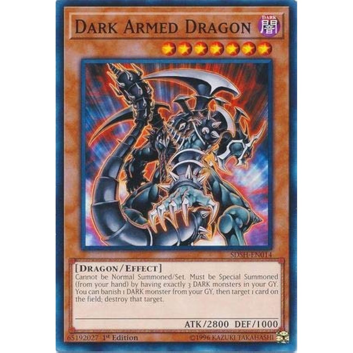 Dark Armed Dragon - SDSH-EN014 - Common - First Edition