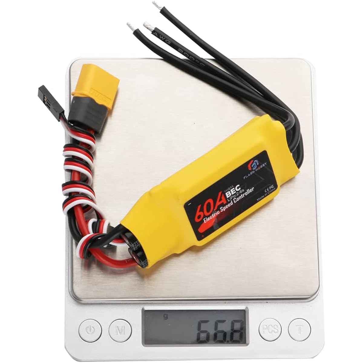 FLASH HOBBY Spaceman 60A Brushless ESC Speed Controller Prevents interference with UBEC RC Helicopter Dropshipping