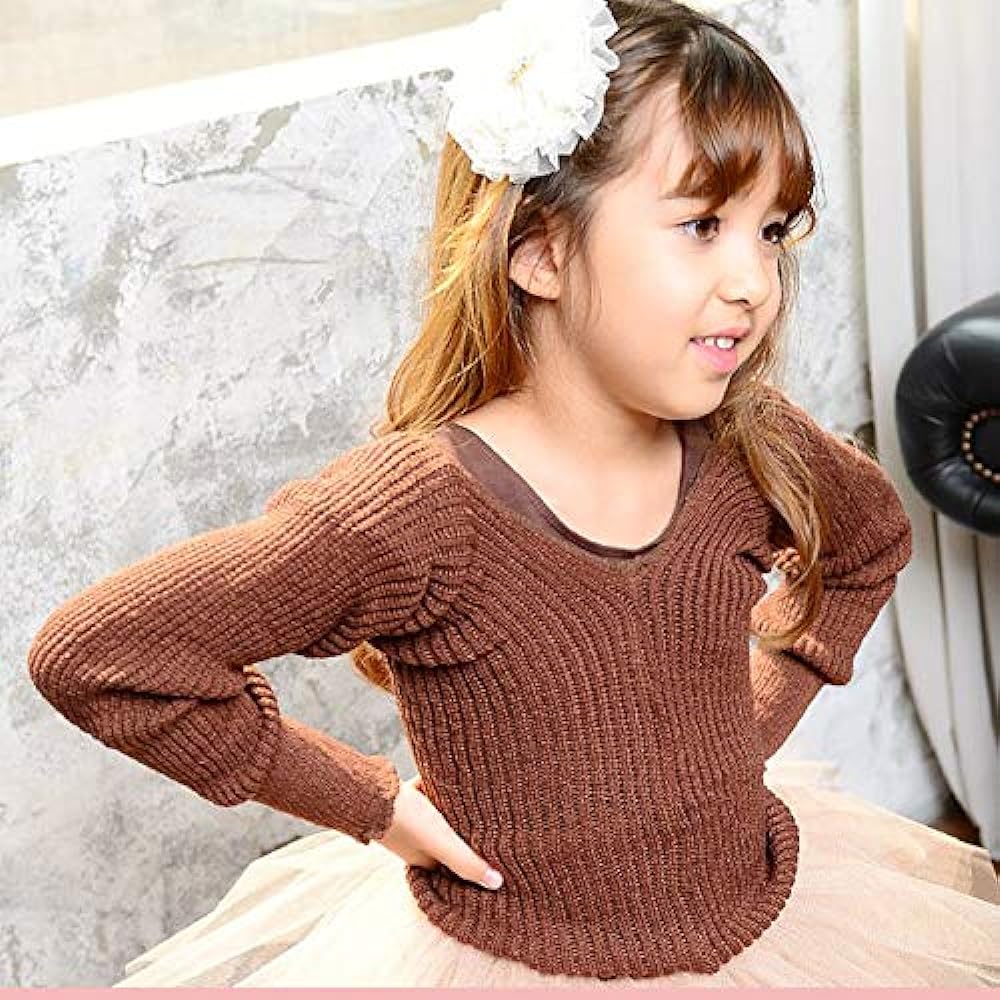 Manana ma19 Cachecoeur Sweater Ballet Kids Junior Girls Adults Warm-up Thermal Wear