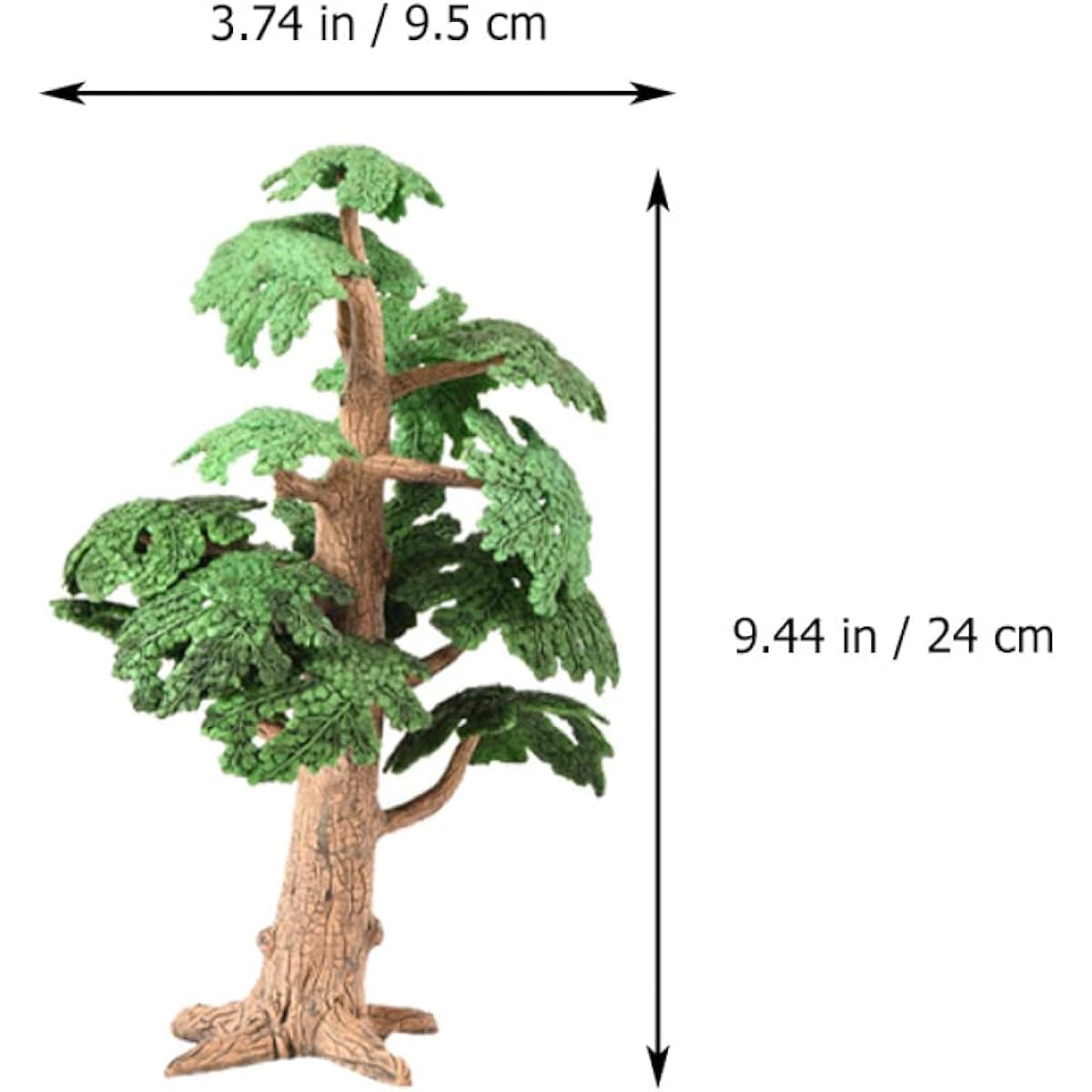 SAFIGLE Scale 9pcs Miniature Plants Cypress Fairy Props Ornaments Simulation Doll Train Project House Tree Model Desktop Porch House Tree Landscape Garden Window Plants Decorative Props