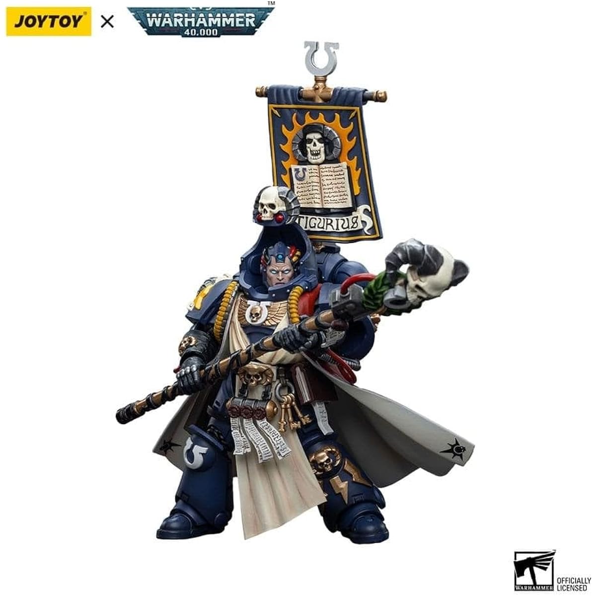 JoyToy Warhammer 40K Ultramarines Chief Librarian Tigurius 1:18 Scale Action Figure
