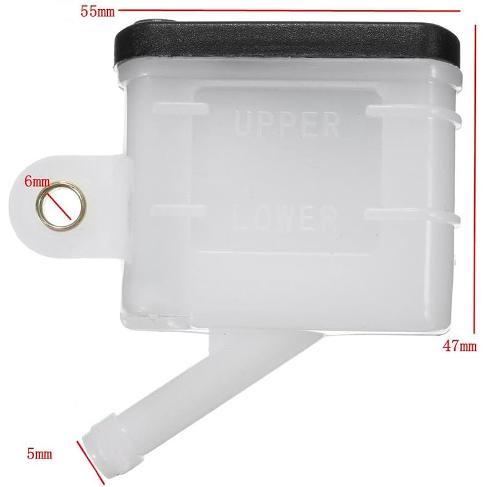 SYUU Universal Motorcycle Foot Rear Brake Master Cylinder Tank Oil Cup Liquid Bottle Reservoir