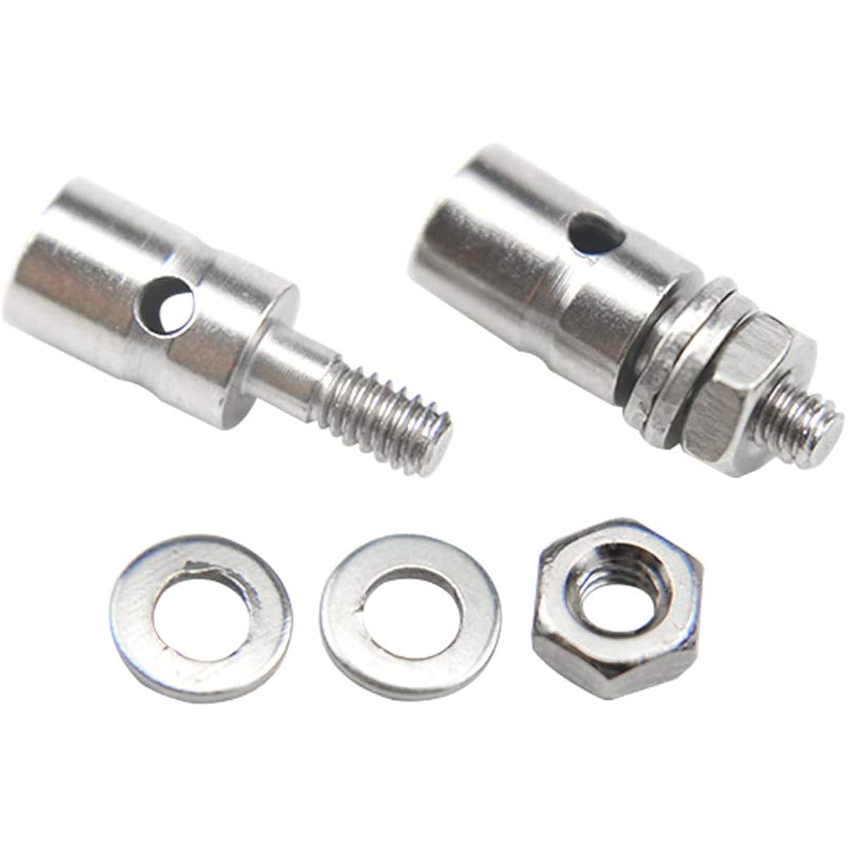 WMYCONGCONG 20Pcs Adjustable Rod Linkage Stopper Servo Connector Hole Diameter 1.3mm for RC Airplane Parts