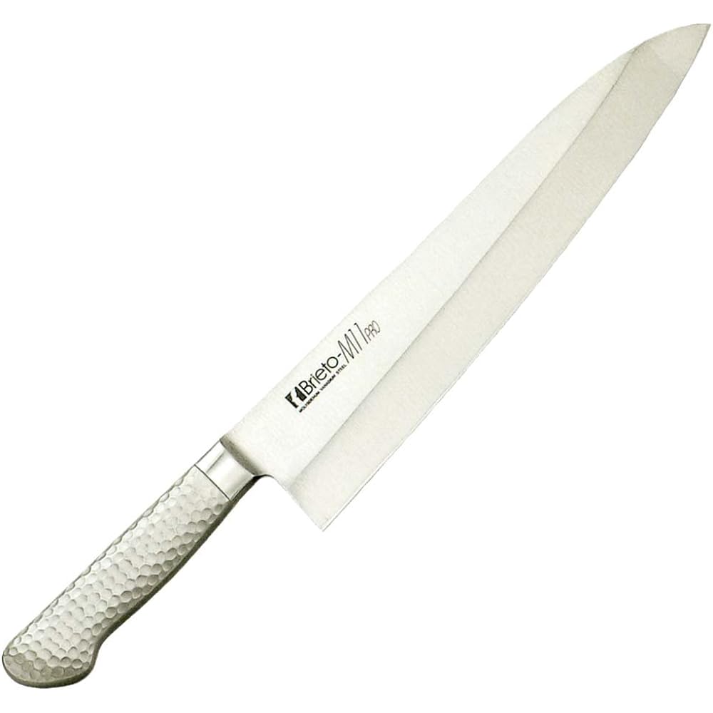 Kataoka Manufacturing Yodeba Knife Silver 180mm Made in Japan Brieto-M11pro Molybdenum Vanadium Steel Double Edge M1120W