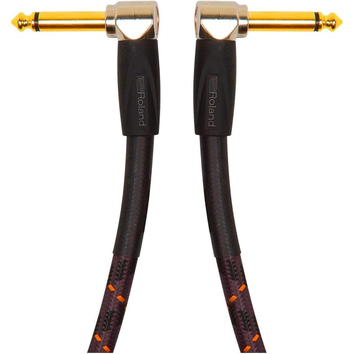 Roland Gold Series Instrument Cable Straight/Straight 1/4" Jack 25'