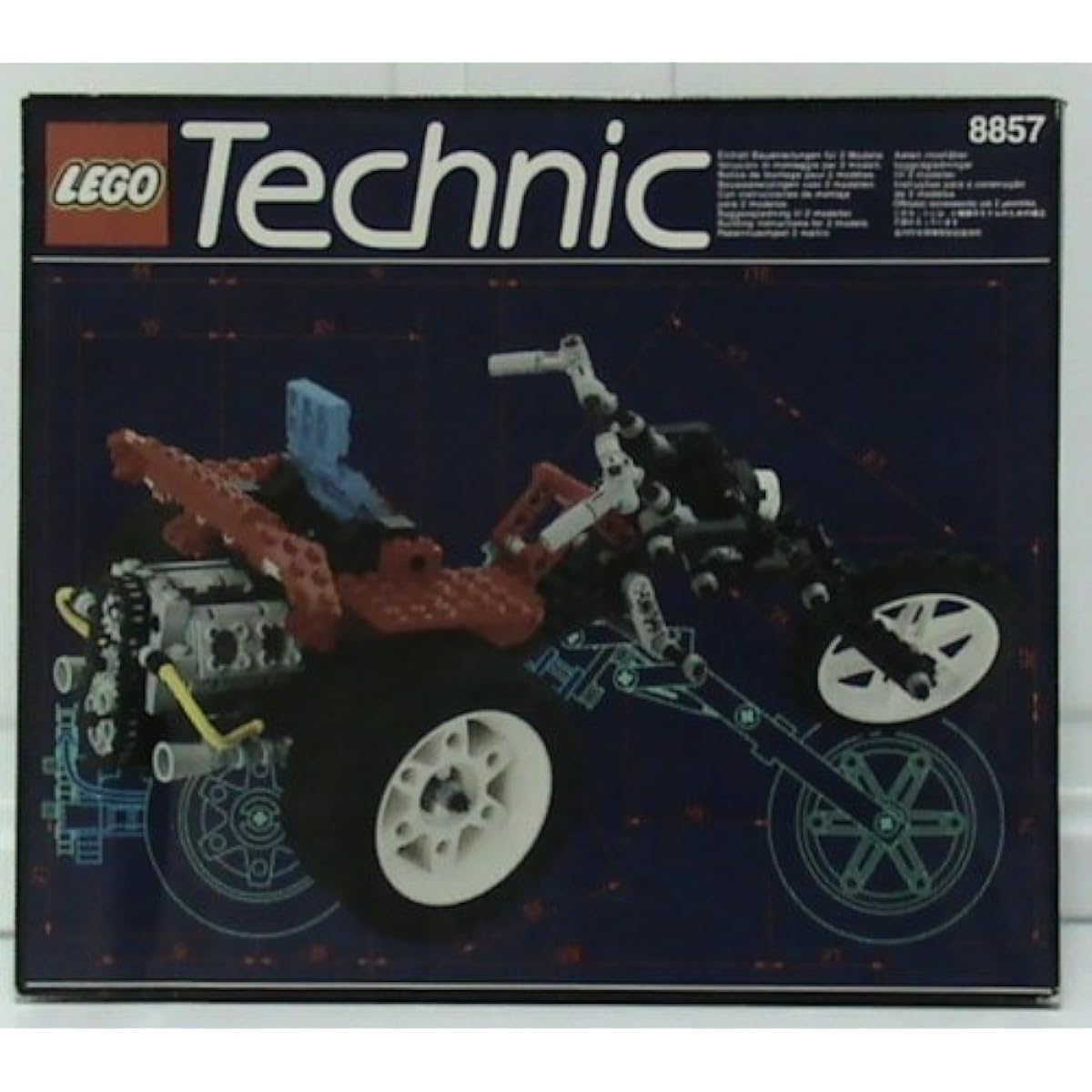 Lego Technic Street Chopper 8857 Block Toy (Parallel Import)