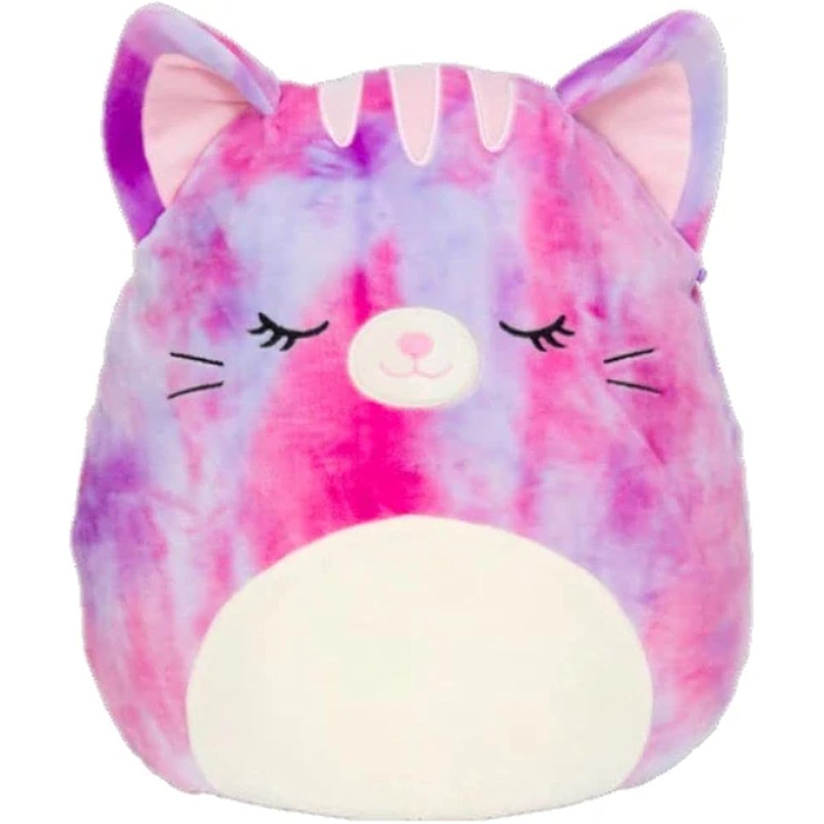 Squishmallow 8" Caeli Sleepy Eye Tie-Dye Cat Stuffed Plush Toy