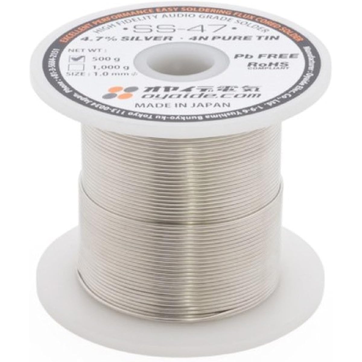 Oyaide audio alloy solder (500g) SS-47-500G