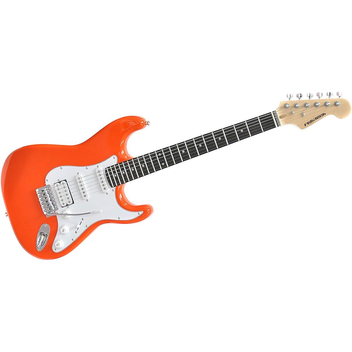 PLAYTECH Electric Guitar ST250SSH Rose Orange