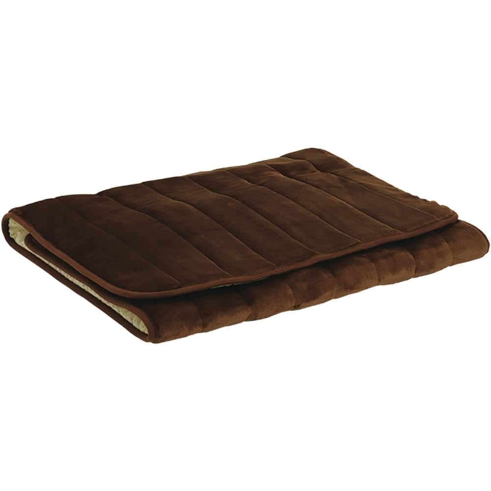 KODEN CPR181BZ Hot Mat, Easy to Sleep, Dark Brown, 180 x 80 cm, Long, Flannel, Fluffy, Smooth, Easy to Carry, Washable, Kills Dust Mites, Energy Saving, Slide Temperature Adjustment