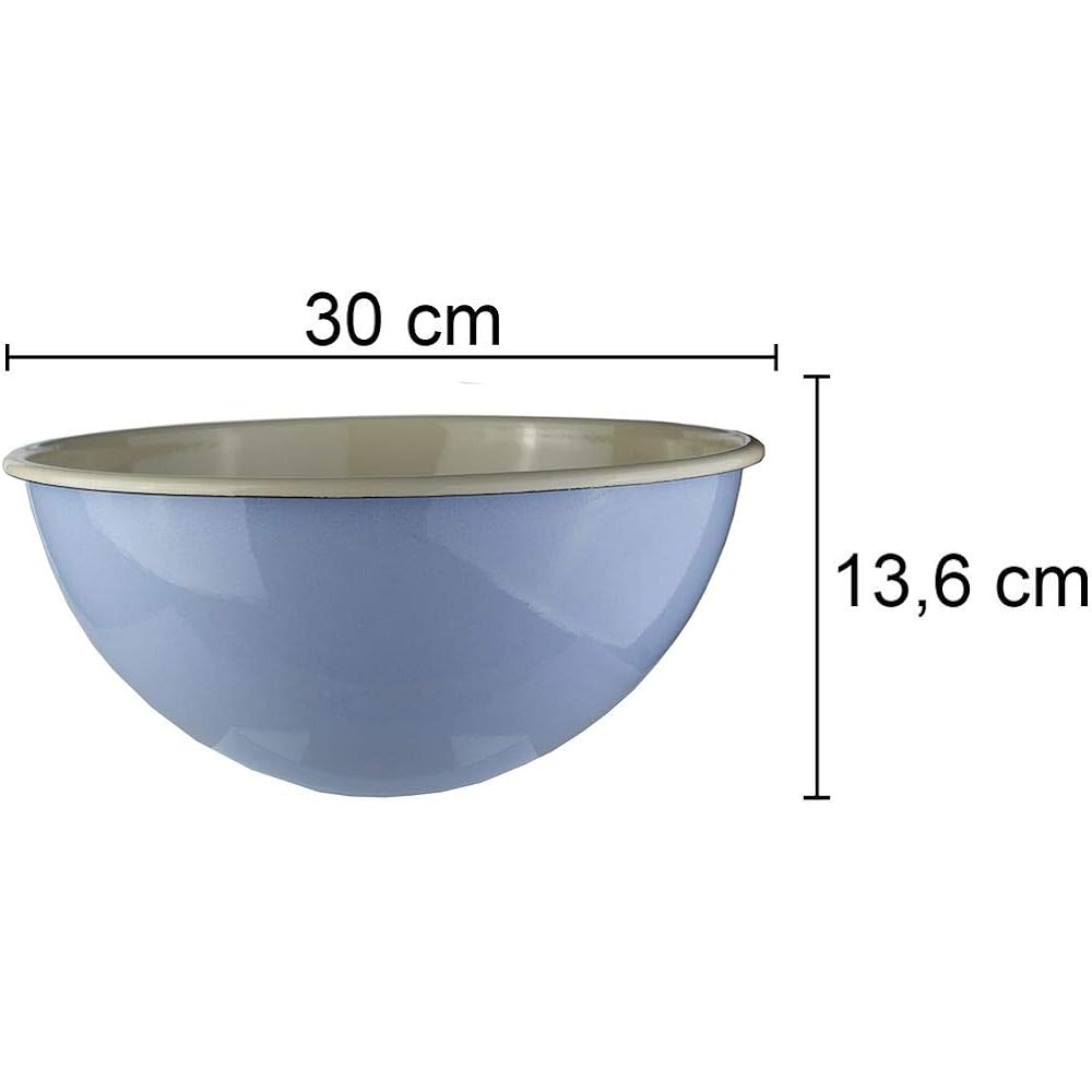 RIESS Tool Set Pastel Blue/Bundt 1kg Fruit u.Salatschussel30cm 0438-006