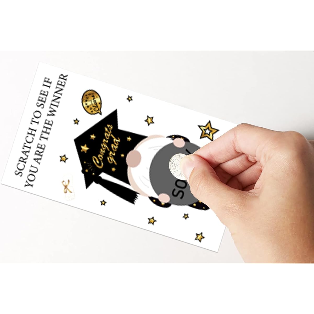 Graduation Scratch Off Card Game – Congrats Grad Class of 2021 Party Supplies Favors 47Ct