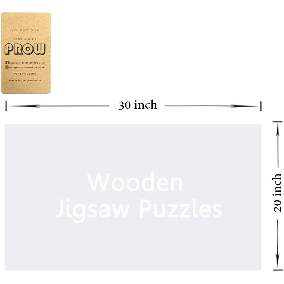 PROW Animal Amora Feeling 1000 Piece Wooden Jigsaw Puzzle Entertainment Decompression Toy for Adults Home Decor Floor Puzzle for Kids