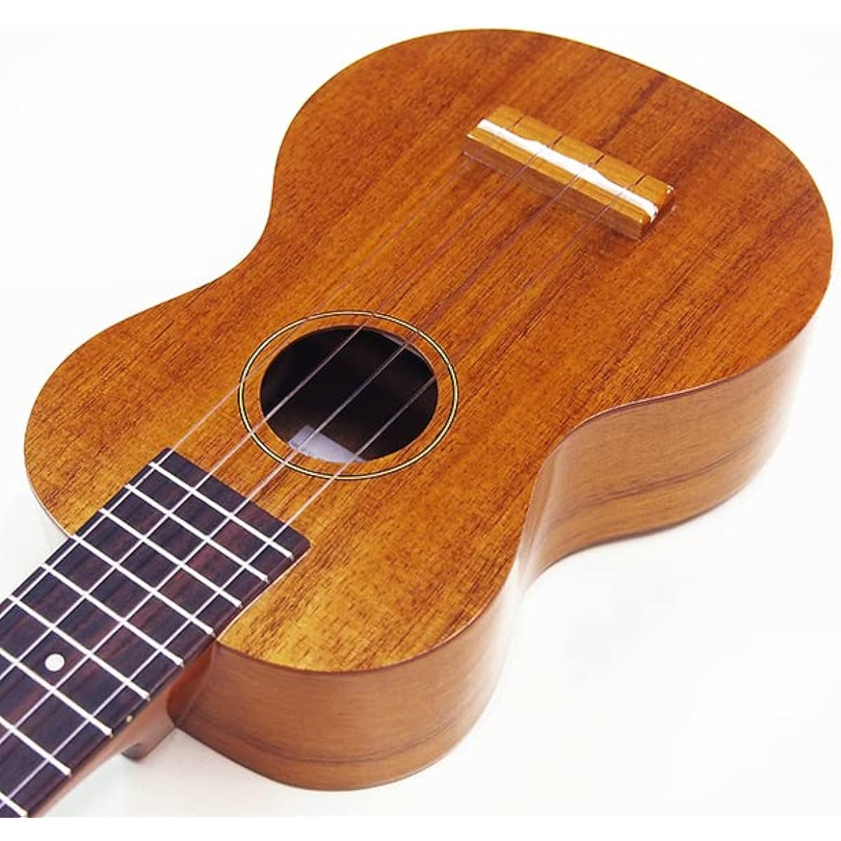 Famous FS-5 Soprano Japanese Ukulele, High-grade 15-piece set with hard case, Hawaiian Koa (Made in Japan for your peace of mind) (Gorgeous tone) (Friction pegs) (u)