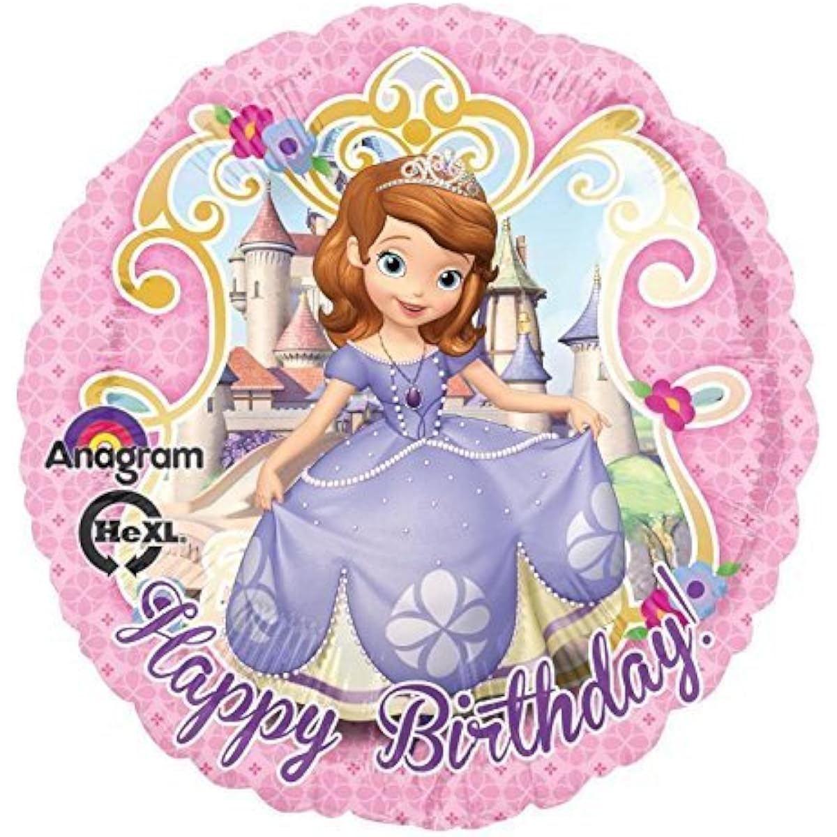 Disney Sofia the First Third 3rd Happy Birthday Party Balloon Decoration Supplies