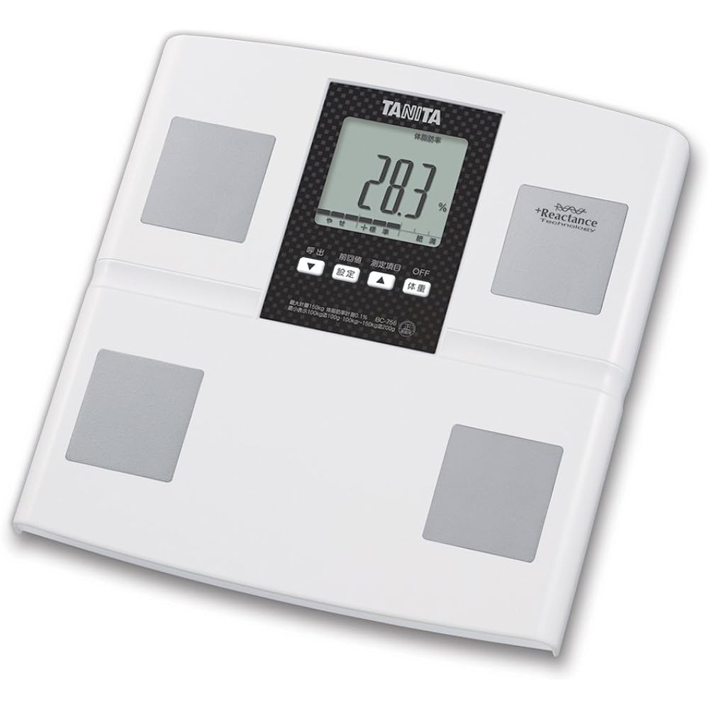 Tanita Body Composition Meter Inner Scan BC-756-WH (White) Easy measurement with pita function