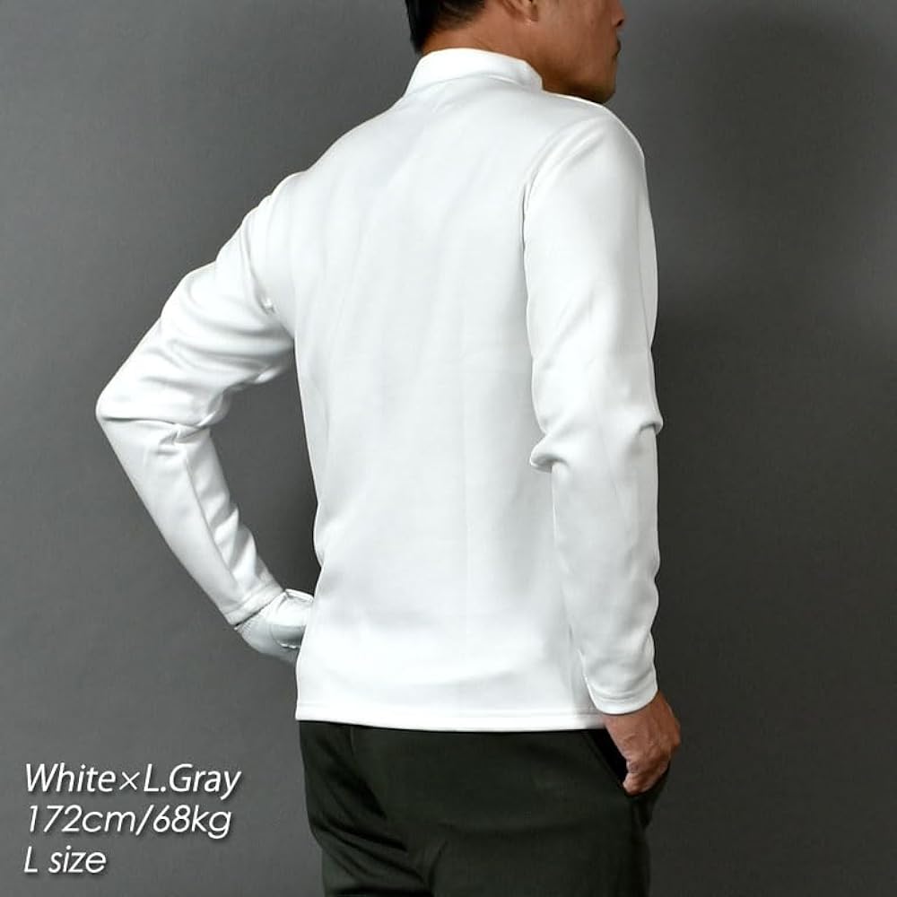 COMON GOLF Golf Wear Men's Long Sleeve Golf Shirt Mock Neck Punch Material Large Size Bicolor Popular Spring Autumn Winter CG-ST3030