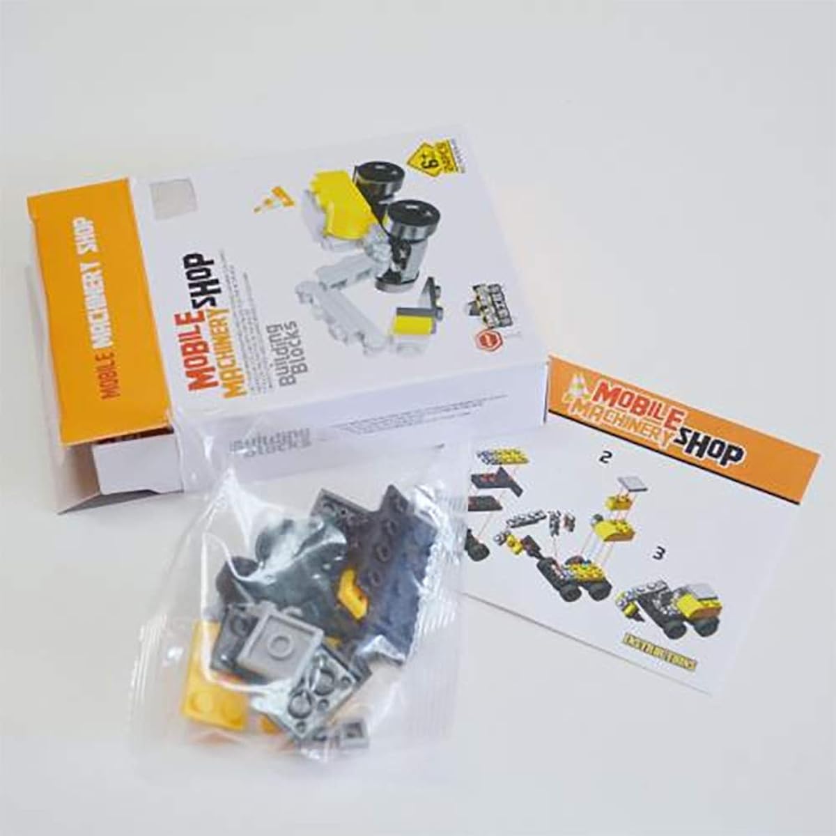 Bottles N Bags Building Block Construction Vehicles for Kids - Mini Toy Construction Kit - Birthday Party Favors & Toys 6 Sets Multicolor building-block-construction-vehicles