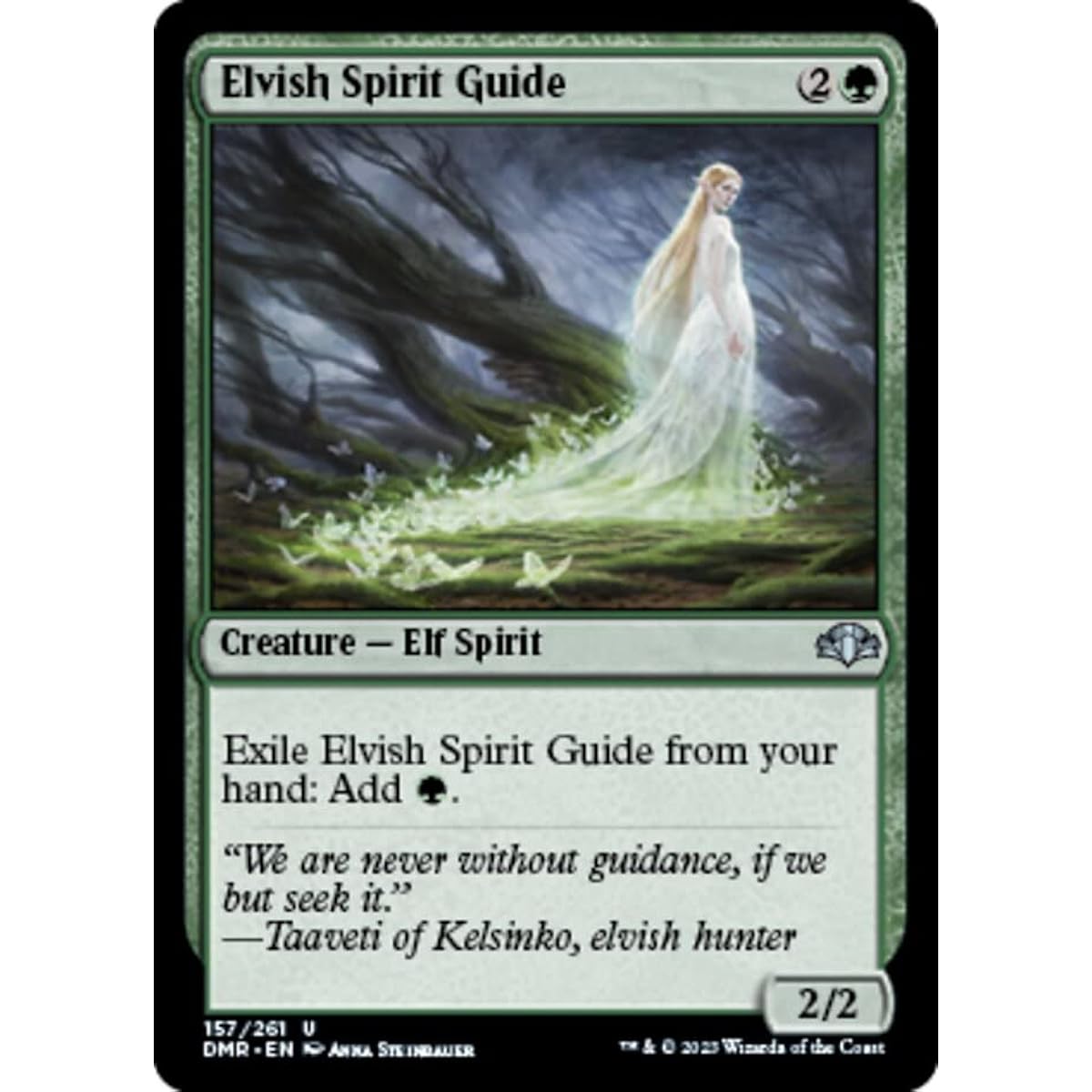 Magic: The Gathering - Elven Spirit Guide (157) - Dominaria Remastered Edition