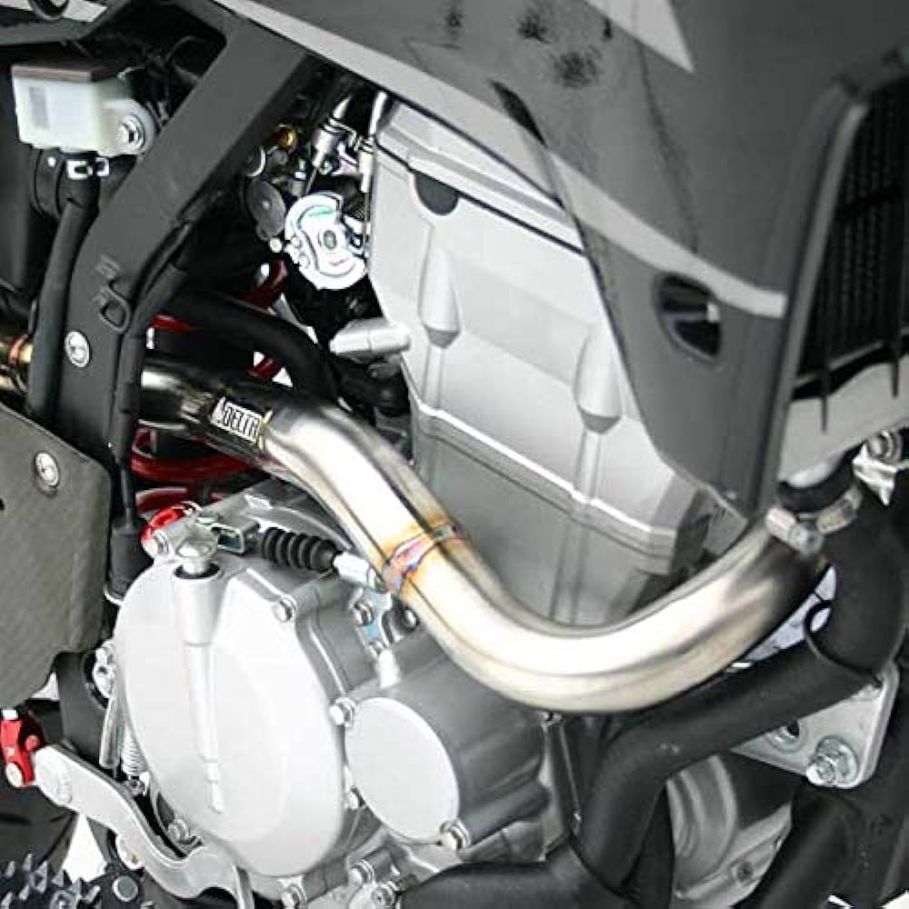 Dirtfreak DELTA Torque Head Pipe KLX250/D-TRACKER '01-07, KLX250 '08-16, D-TRACKER X '08-16, 250SB '02-06 Torque Up Stainless Steel SUS304 DL30-2402