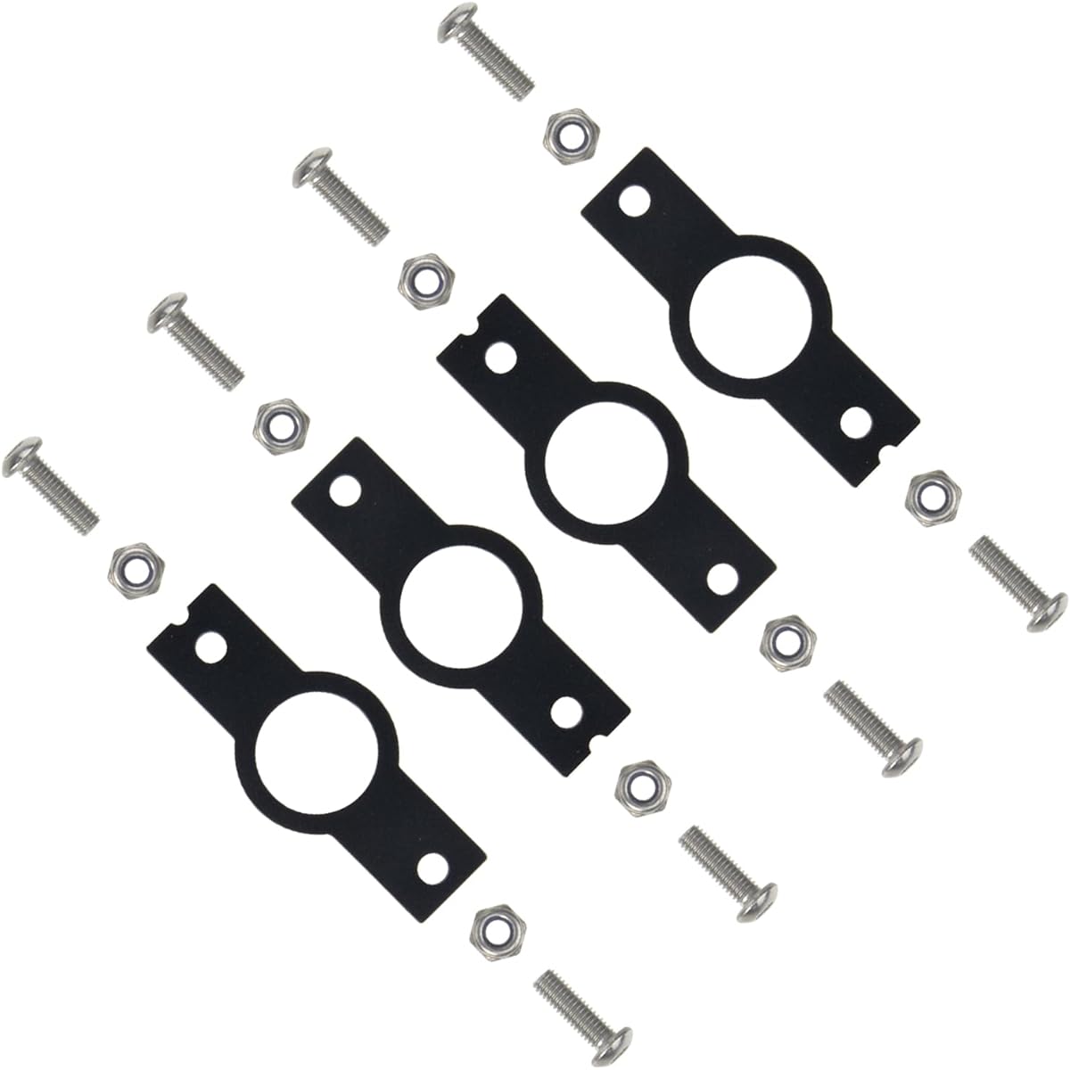 HobbyMarking Aluminum C-Hub Plate/Wheel Plate for Tamiya Super Clod Buster Bullhead Clod Buster 4X4X4 Chassis 1/10 RC Truck Car Upgrade Parts