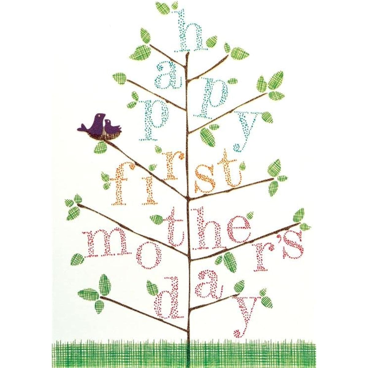 Design Design Design 100-80343 First Mother's Day Tree Greeting Card