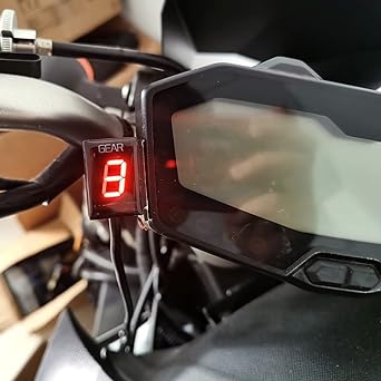 Speed Display Meter Gear Display Indicator Yamaha FZ 16 XJR 400 FJR 1300 MT-03 Gear Indicator Motorcycle ECU Mount 1-6 Speedometer