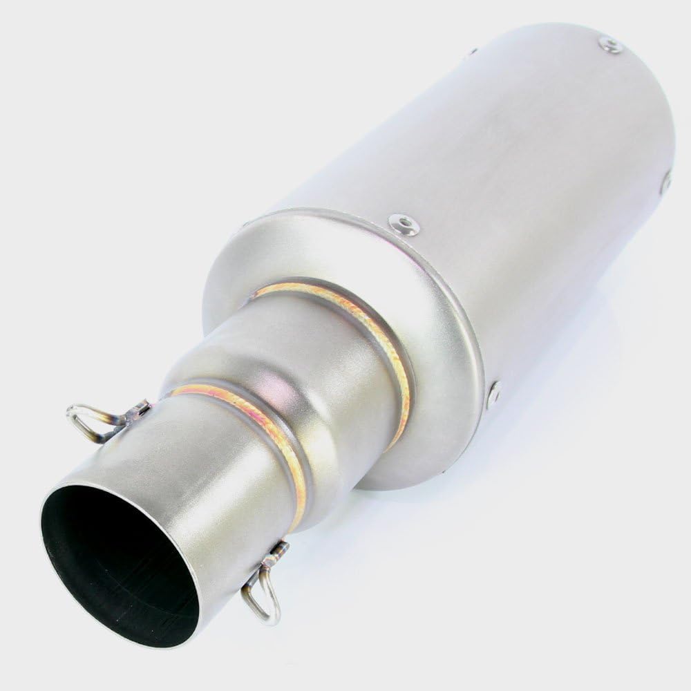 General Purpose GP Short Silencer φ50.8 Can Type Titanium Color No Browning Fake Titanium Slip-on Muffler