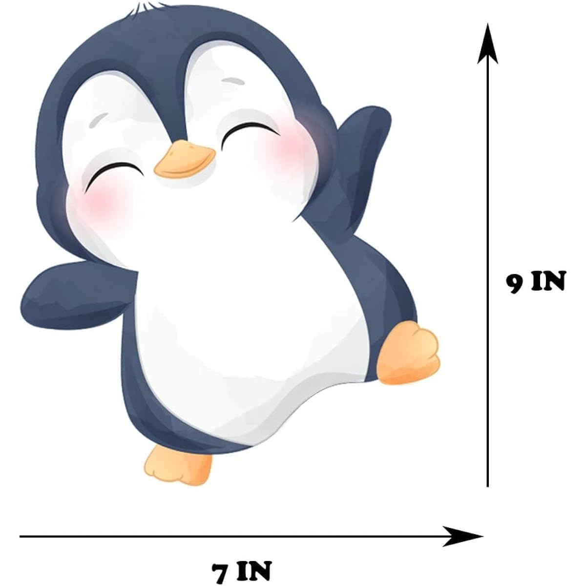 Penguin Birthday Banner Cute Penguin Winter Party Supplies Baby Shower Watercolor Sea Animal Birthday Decoration